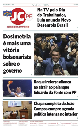 Cover of Jornal do Commercio