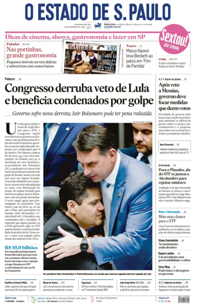 Cover of O Estado de S. Paulo
