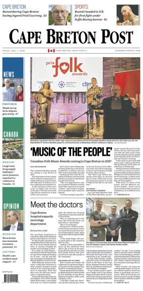 Cover of Cape Breton Post