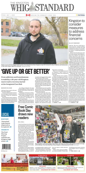 Cover of Kingston Whig-Standard