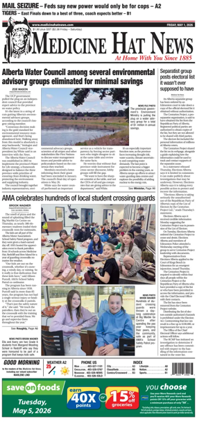 Cover of Medicine Hat News