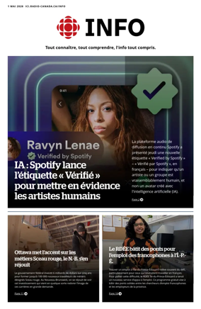 Cover of Radio-Canada Info