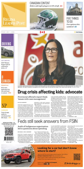 Cover of Regina Leader-Post
