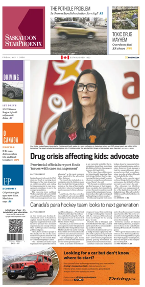 Cover of Saskatoon StarPhoenix