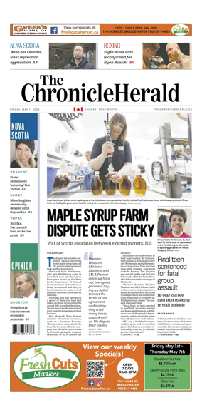Cover of The Chronicle Herald (Metro)