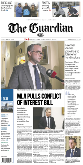 Cover of The Guardian (Charlottetown)
