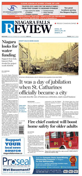 Cover of The Niagara Falls Review