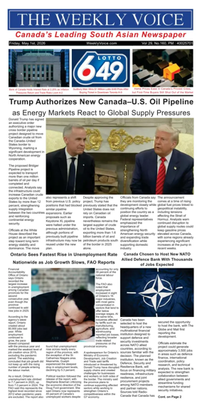 Cover of The Weekly Voice