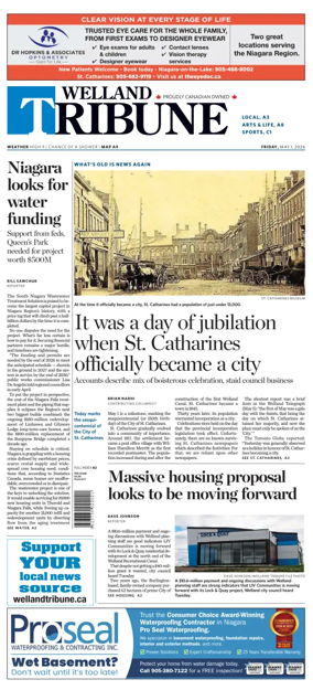 Cover of The Welland Tribune