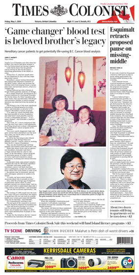 Cover of Times Colonist
