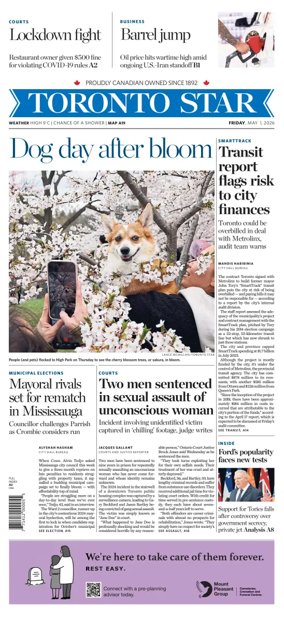 Cover of Toronto Star