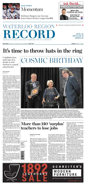 Cover of Waterloo Region Record