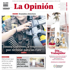 Cover of La Opinion