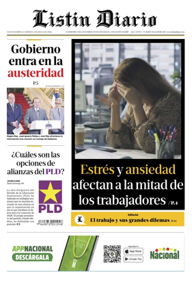 Cover of Listin Diario
