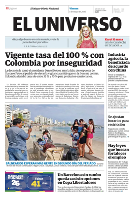 Cover of El Universo