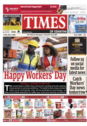 Cover of Times of Eswatini