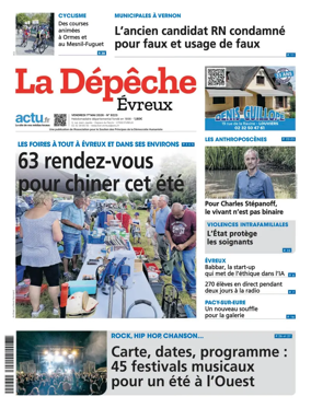 Cover of La Depeche Evreux