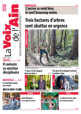 Cover of La Voix de l’Ain Amberieu en Bugey - Meximieux