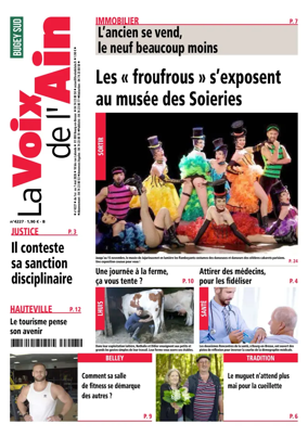 Cover of La Voix de l’Ain Belley