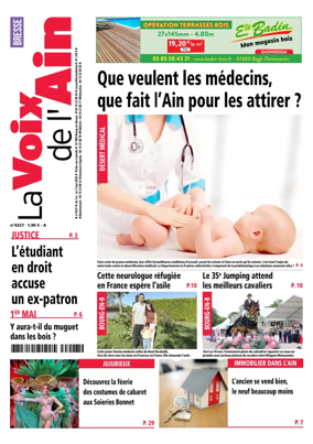 Cover of La Voix de l’Ain Bresse