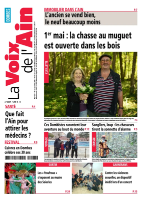 Cover of La Voix de l’Ain Dombes