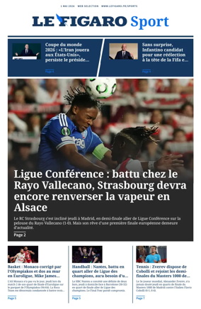 Cover of Le Figaro Sport