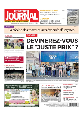 Cover of Le Petit Journal - L'hebdo du Pays Toulousain