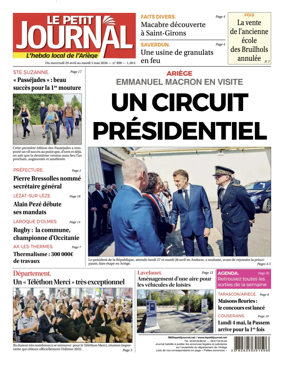 Cover of Le Petit Journal - L'hebdo local de l'Ariege