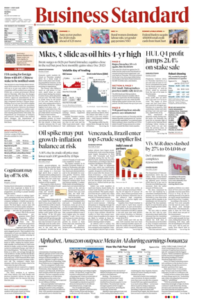 Cover of Business Standard