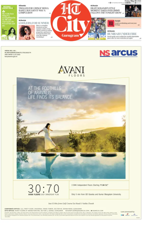 Cover of Hindustan Times (Gurgaon) - City