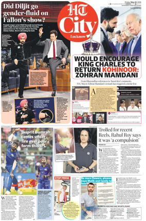 Cover of Hindustan Times (Lucknow) - Live