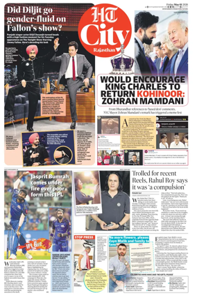 Cover of Hindustan Times (Jaipur) - City