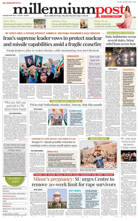 Cover of Millennium Post