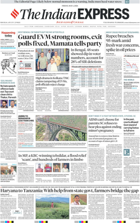 Cover of The Indian Express