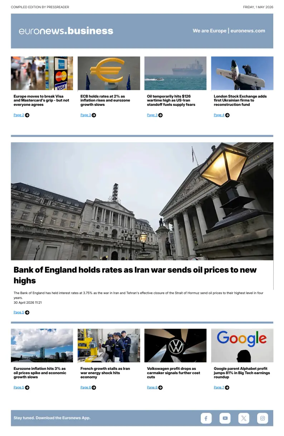 Cover of Euronews Business