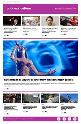 Cover of Euronews Culture and Sport (Turkish) Compiled Edition