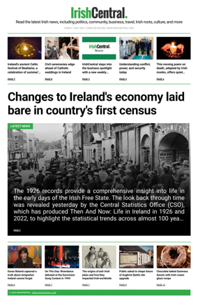 Cover of Irish Central