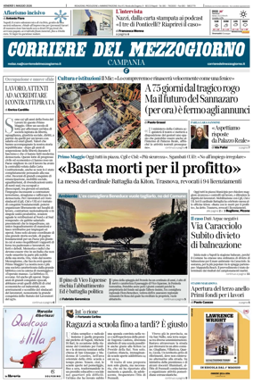 Cover of Corriere del Mezzogiorno (Campania)