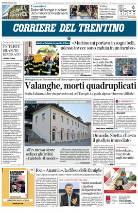 Cover of Corriere del Trentino
