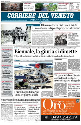 Cover of Corriere del Veneto (Padova e Rovigo)