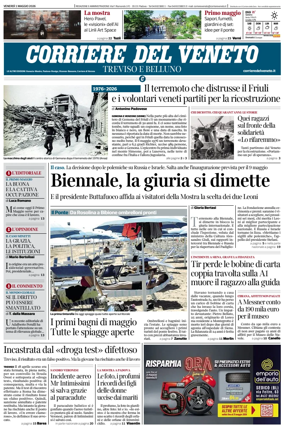 Cover of Corriere del Veneto (Treviso e Belluno)