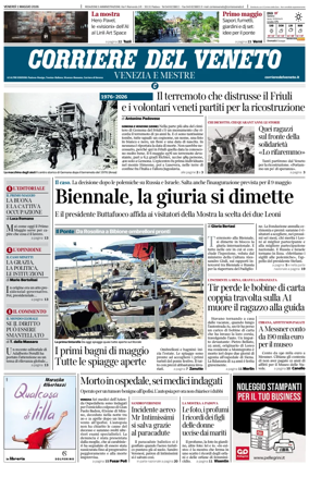 Cover of Corriere del Veneto (Venezia e Mestre)