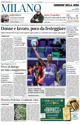 Cover of Corriere della Sera (Milano)