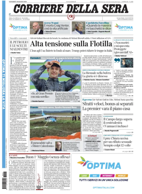 Cover of Corriere della Sera