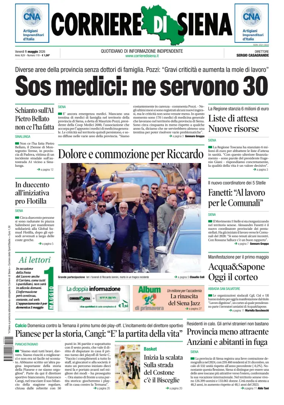 Cover of Corriere di Siena