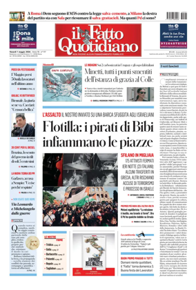Cover of Il Fatto Quotidiano