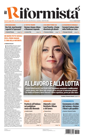 Cover of Il Riformista (Italy)