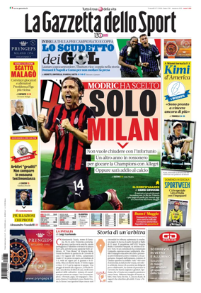 Cover of La Gazzetta dello Sport - Roma
