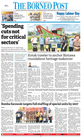 Cover of The Borneo Post (Sarawak)
