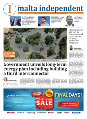 Cover of Malta Independent